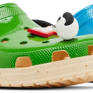 Crocs x Pringles Classic 209642-90H Men 13 Clog Green Blue Slingback Shoes LW586