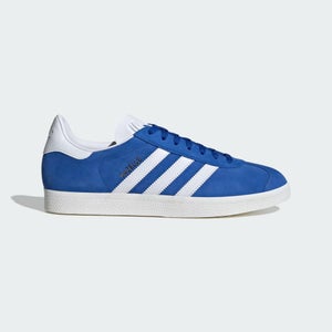 Adidas Gazelle IG2093 Sneaker Men's 8.5 Blue White Suede Lifestyle Shoes LR3991