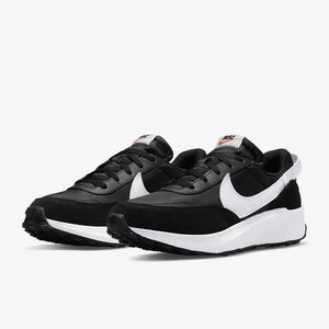 Nike Waffle Debut DH9522-001 Sneakers Men's 7.5 Black White Running Shoes LR4038