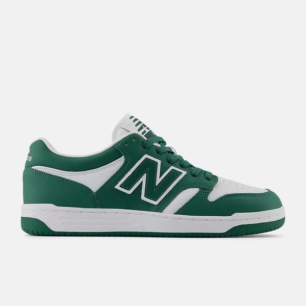 New Balance 480 BB480LGH Sneakers Men's US 7.5 White Green Athletic Shoes LR3973