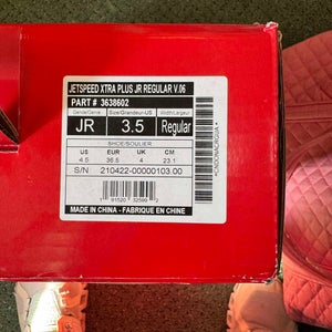 CCM Jetspeed XTRA PLUS Hockey Skates Regular Width Size 3.5 (Used)