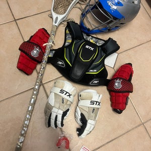 Lacrosse equipment full set up! Meets NOCSAE standards