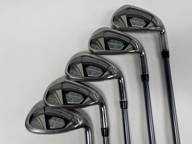 Callaway Rogue X Iron Set 6-PW Aldila Synergy Senior Graphite Mens RH
