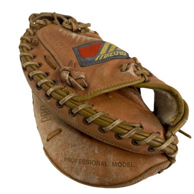 Used Mizuno Mt 1050 Bb Sb Catchers Lh Throw Tan 30" 11406-s000102088