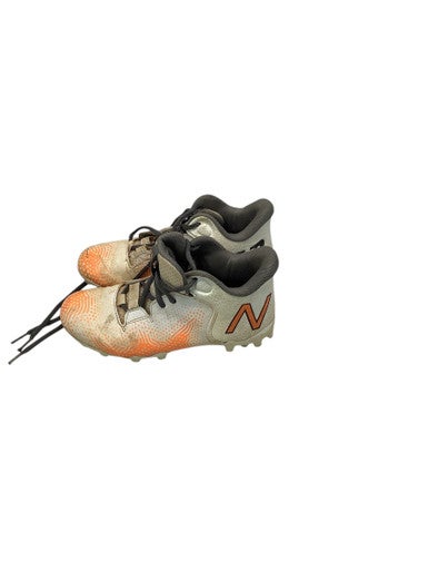 Used New Balance LAX Cleats Boys Orange Junior 04 11347-S000240684