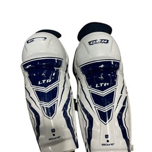 Used CCM SHIN GUARDS Youth Shin Guards White 10" 11834-S000032374