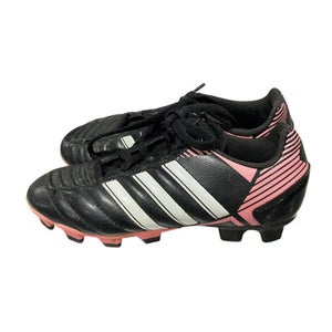 Used Adidas Soccer Cleats White And Pink Junior 01 11834-S000032358