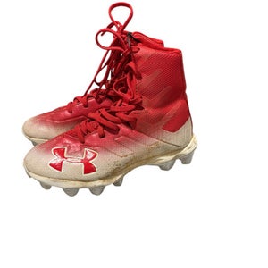 Used Under Armour Jr Fb Cleats Red Junior 01 11834-s000032342