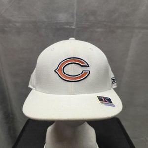 Vintage Chicago Bears Reebok White Fitted Hat 7 1/4 NFL