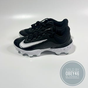 Nike Alpha Huarache Elite 4 Low MCS Black Baseball Cleats
