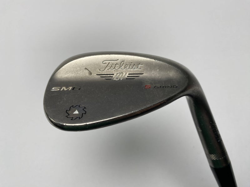 Titleist Vokey SM6 Steel Grey 56* 10 Bounce S-Grind Wedge Steel Mens RH
