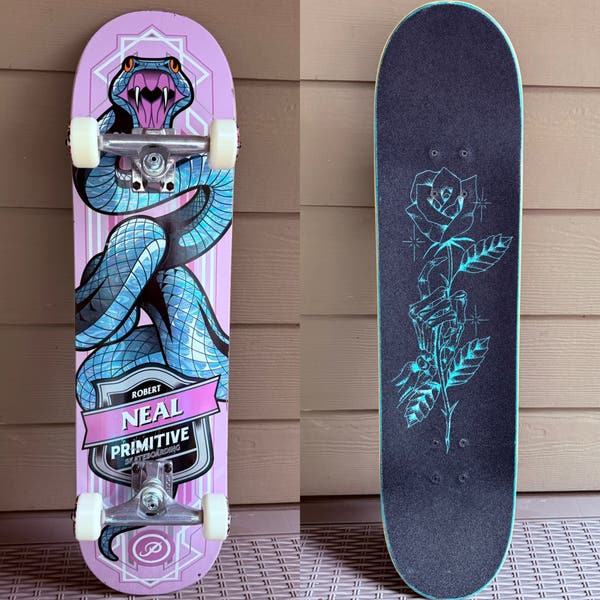 スケートボード PRIMITIVE ROBERT NEAL GOLD VIPER - 8.0 Primitive Neal Viper Deck-8.0 | Boardparadise.com