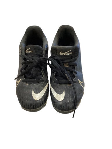 Used Nike DIAMOND CLEATS BB/SB Cleats Black Junior 01.5 11884-S000042965
