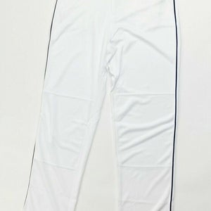 Rawlings Baseball Pant Semi Relaxed Fit White Navy Piping Men's Large PRO150P