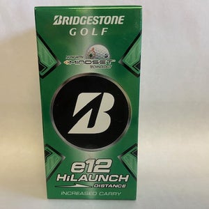Bridgestone e12 HiLaunch Distance Golf Balls (White, 2pk) 2 Ball Pack 2025 NEW
