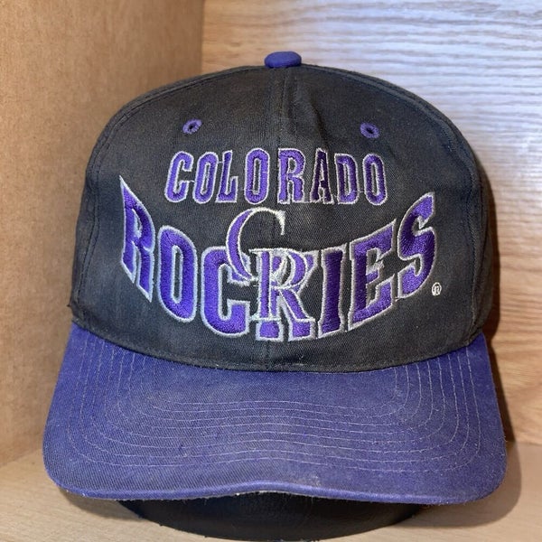 Vintage Colorado Rockies Grosscap Snapback Hat Cap