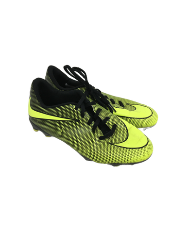 Used Nike Bravata Optic Yellow Jr 4 Soccer Cleats 11692-s000131857