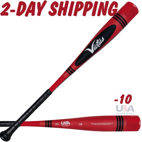 NEW - Victus VIBE RBI RED CRAYON 27" / 17 oz USA Youth Baseball Bat VSBVIB10CU-R ►FAST SHIPPING◄