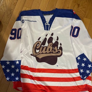 2024-2025 Hershey Cubs Game Issued Military Night Jersey