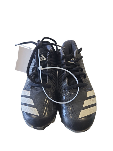 Used Adidas BASEBALL CLEATS BB/SB Cleats Black Junior 01 11617-S000321405