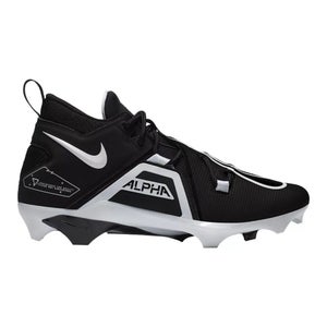 Nike Alpha Menace Pro 3 Boots Men's 9.5 Black White Mid Football Cleats LR4004