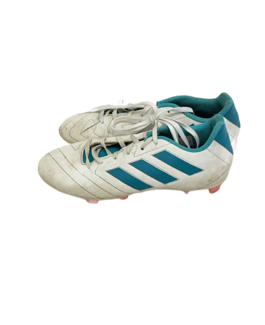 Used Adidas Goletto Womens 8 Soccer Cleats White 11692-s000129785