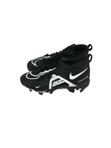 Used Nike Alpha Menace Shark Jr 5 Fb Cleats Black 11692-s000127476