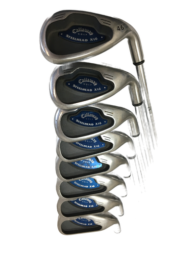 Used Callaway Steelhead X-16 3-pw Rh Iron Set 11692-s000128265