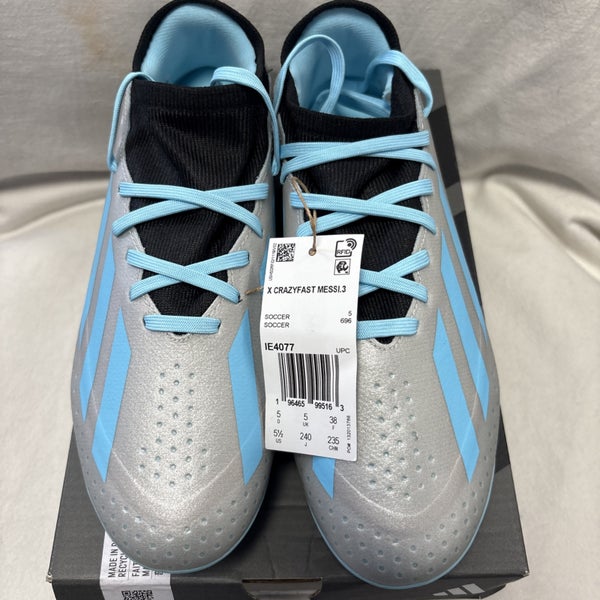 Brand New Size 5.5 Adidas X CRAZYFAST MESSI.3 FG J Outdoor Soccer Cleats