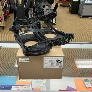 Rossignol Battle Snowboard Men's Bindings Size M/L Black / White
