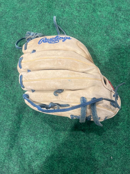 Blonde Rawlings Gold Glove Elite Right Hand Throw Infield Baseball Glove 11.5" (Game Ready)