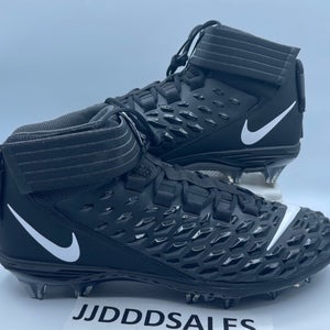 Nike Force Savage Pro 2 Football Cleats AH4000-002 Black White Men's Size 11.5 NEW