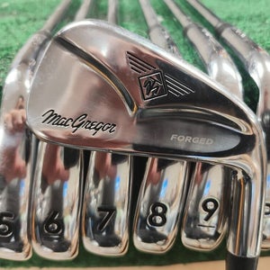 Macgregor MT-86 pro Golf Iron set 4-PW KBS Stiff Flex Steel Shaft Nice