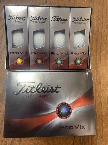 2 Dozen New 2024 Titleist Pro V1 X White