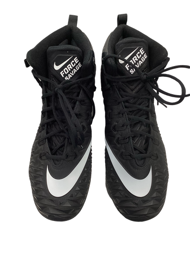 Used Nike Force Savage Adult Fb Cleats Black Senior 14 11613-s000152286
