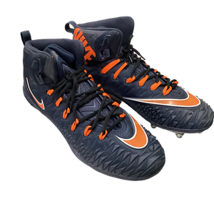 Used Nike FORCE SAVAGE Adult FB Cleats Navy Blue Senior 14 11613-S000150057