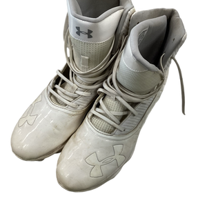 Used Under Armour Adult FB Cleats White Senior 12 11613-S000152444