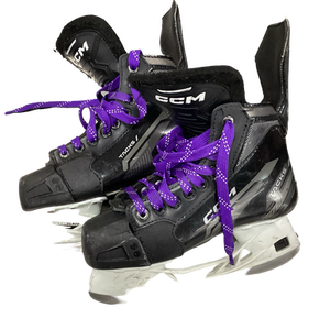 Used CCM TACKS VECTOR Intermediate Hockey Skate Black Intermediate 4.0 11613-S000153781