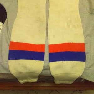 Classic Islanders / Oilers Senior Large KNIT Socks