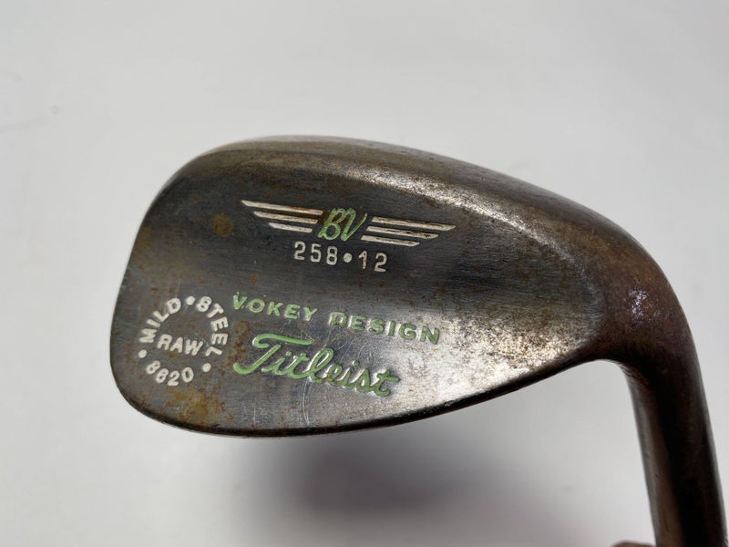 Titleist Vokey Raw LW 58* 12 True Temper Dynamic Gold Wedge Steel Mens RH