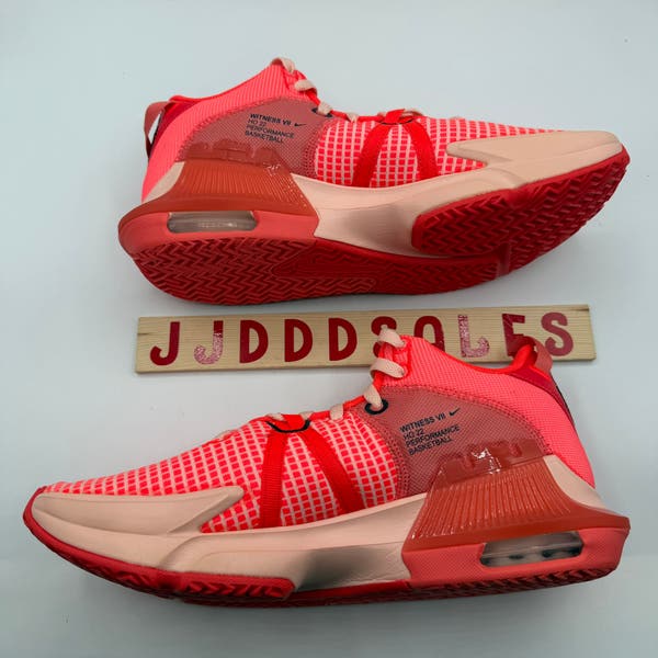 Nike LeBron Witness 7 Basketball Shoes Bright Crimson DM1123  display picture 3