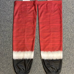 K1 Hockey Socks red white black Holiday