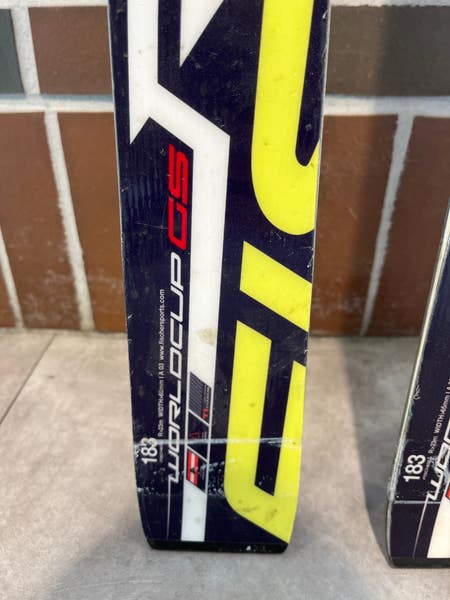 Fischer RC4 World Cup GS Skis 183cm w/ Fischer RC4 Z17 Freeflex