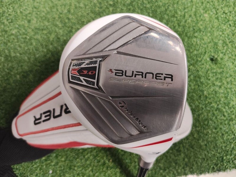 Taylormade Burner 3.0 Fairway 3 Wood Stiff Flex REAX 50 w Headcover