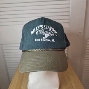 Vintage Billy's Seafood Bon Secour, AL Snapback Hat Cobra