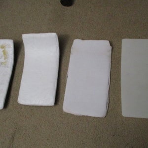Three Goalie Boards (and one under-foam) for Senior Blockers (Bauer, Vaughn, Cooper)