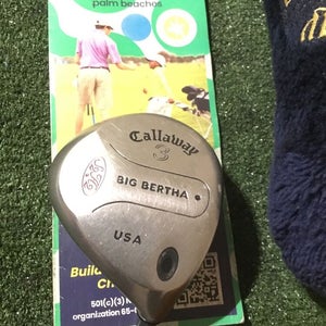 Callaway Big Bertha S2H2 3 Fairway Wood Regular RCH 90 Graphite Shaft