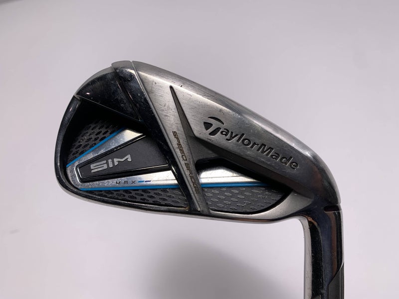 TaylorMade SIM MAX Single 4 Iron KBS Max 85g Stiff Steel Mens RH