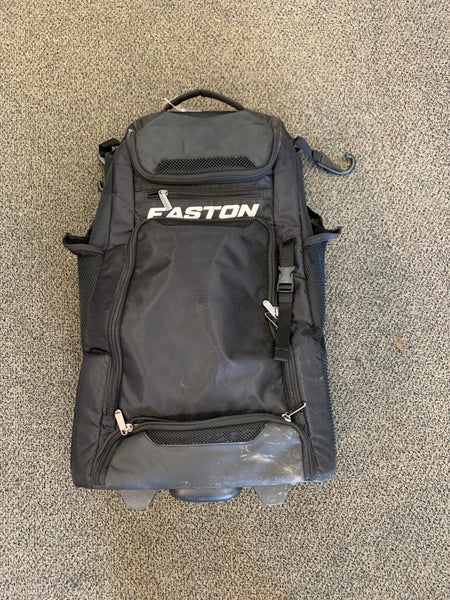 Black Easton Wheeled Catcher's Bag