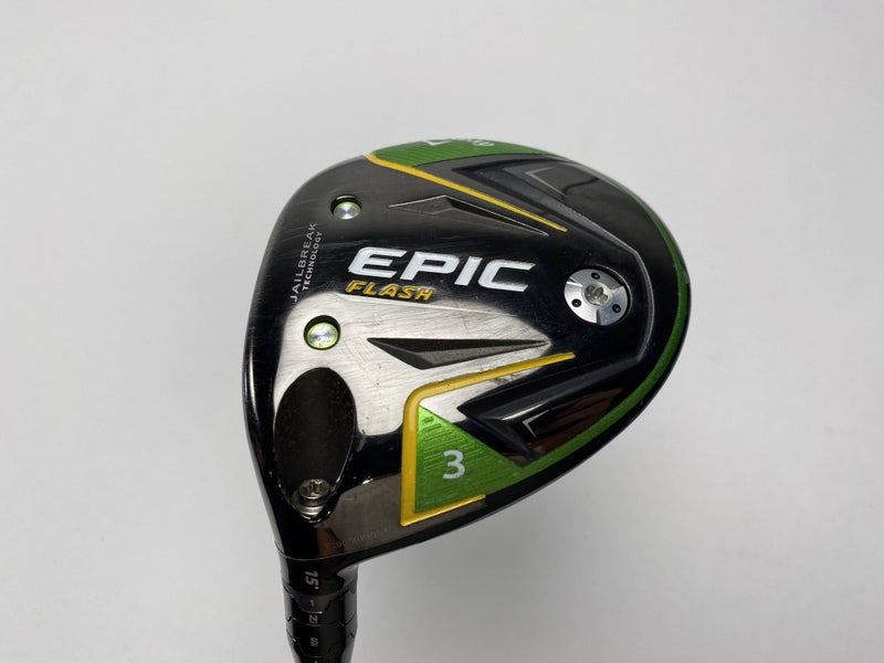 Callaway EPIC Flash 3 Fairway Wood 15* Project X Even Flow 5.5 65g Regular LH